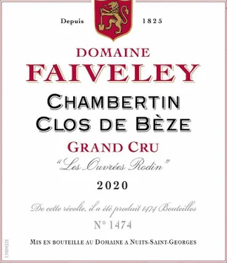 2021 Domaine Faiveley Chambertin Clos de Beze Grand Cru Cote de Nuits image