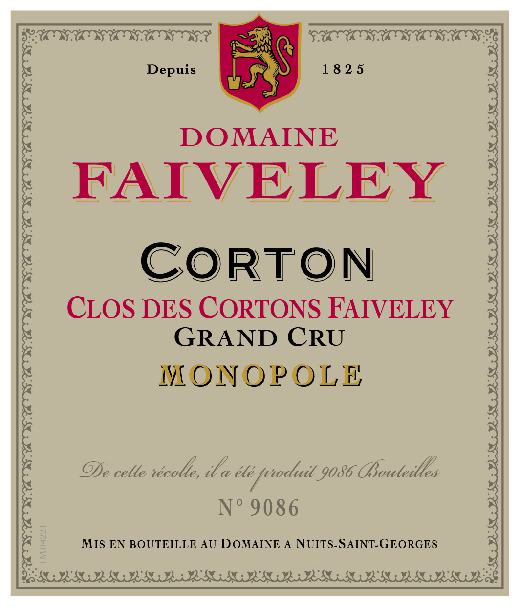 2021 Domaine Faiveley Corton 'Clos des Cortons Faiveley' Monopole Grand Cru image