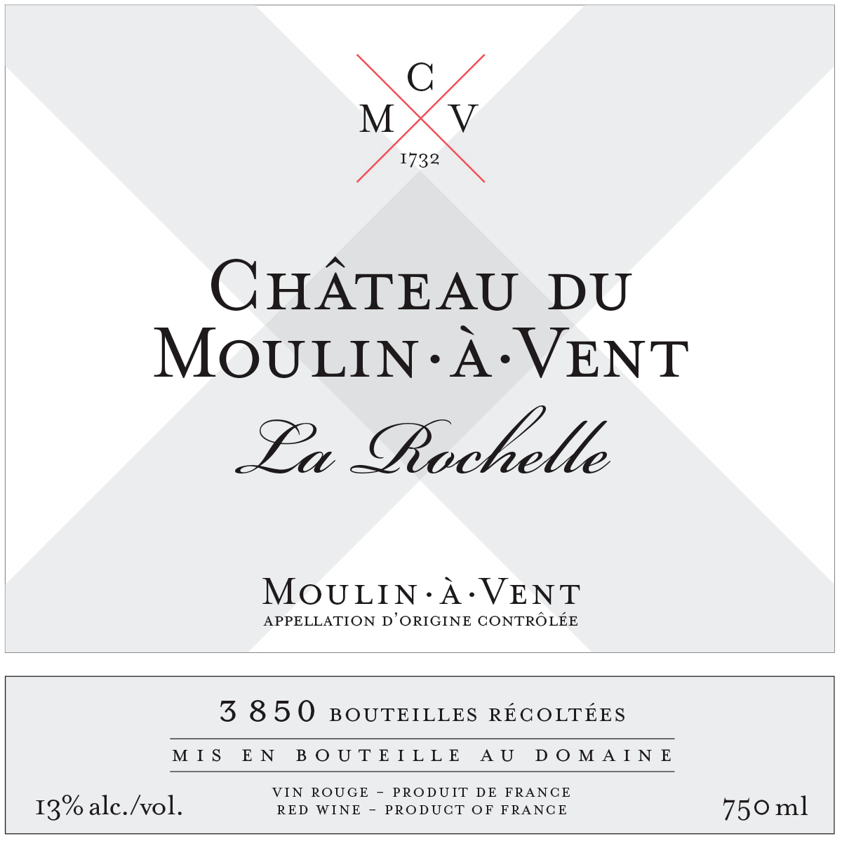 2021 Chateau du Moulin-a-Vent 'Moulin-a-Vent' La Rochelle - click image for full description