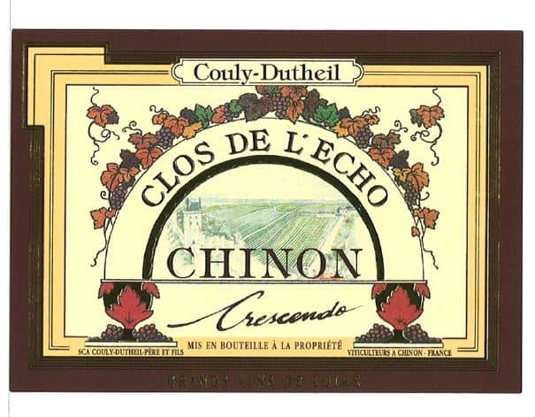 2018 Couly Dutheil Chinon Clos de l Olive Old Vines - click image for full description