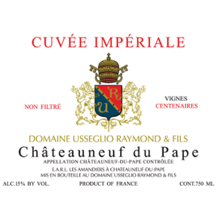 2019 Raymond Usseglio Chateauneuf du Pape Cuvee Imperiale - click image for full description