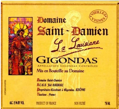 2019 Domaine Saint Damien Gigondas La Louisiane Vieilles Vignes - click image for full description