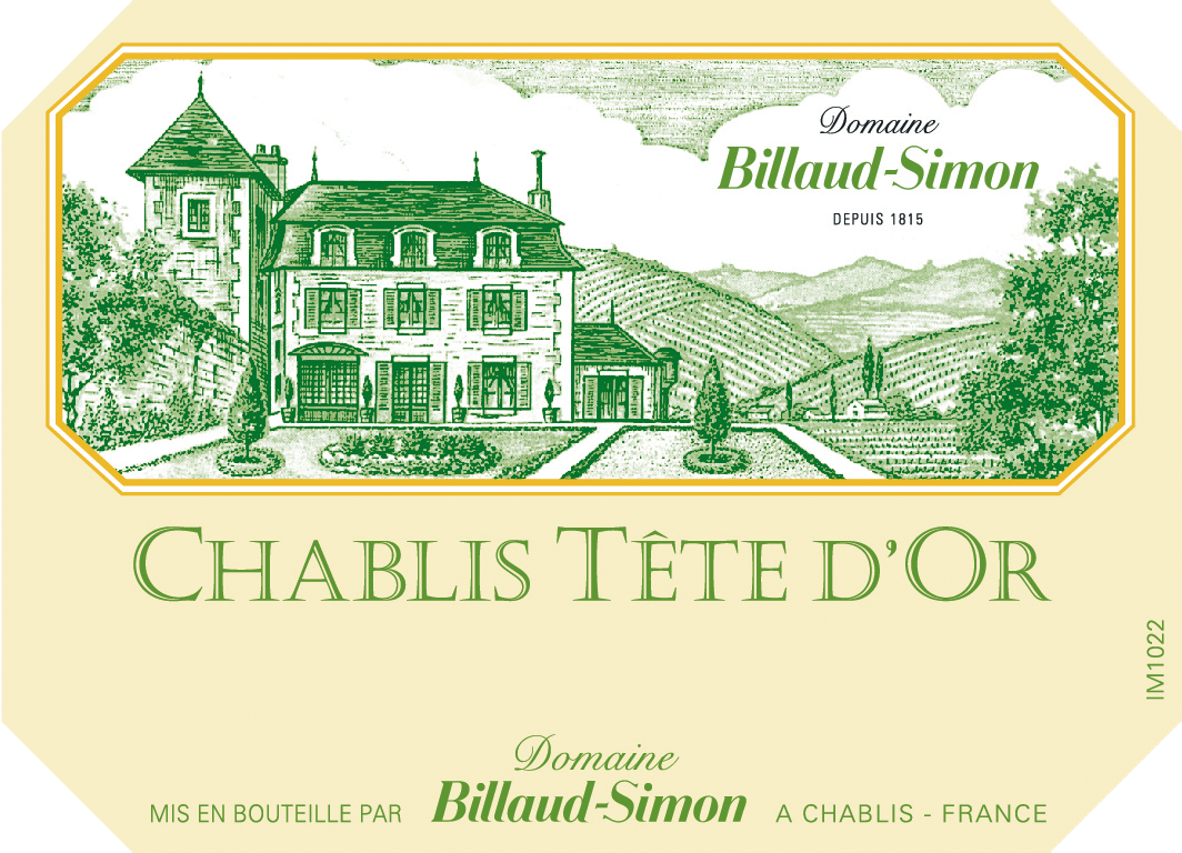 2022 Domaine Billaud-Simon Chablis Tete d'Or - click image for full description