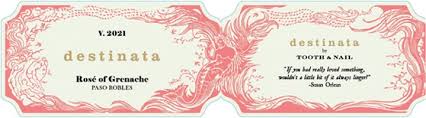 2022 Destinata Rose of Grenache Paso Robles - click image for full description