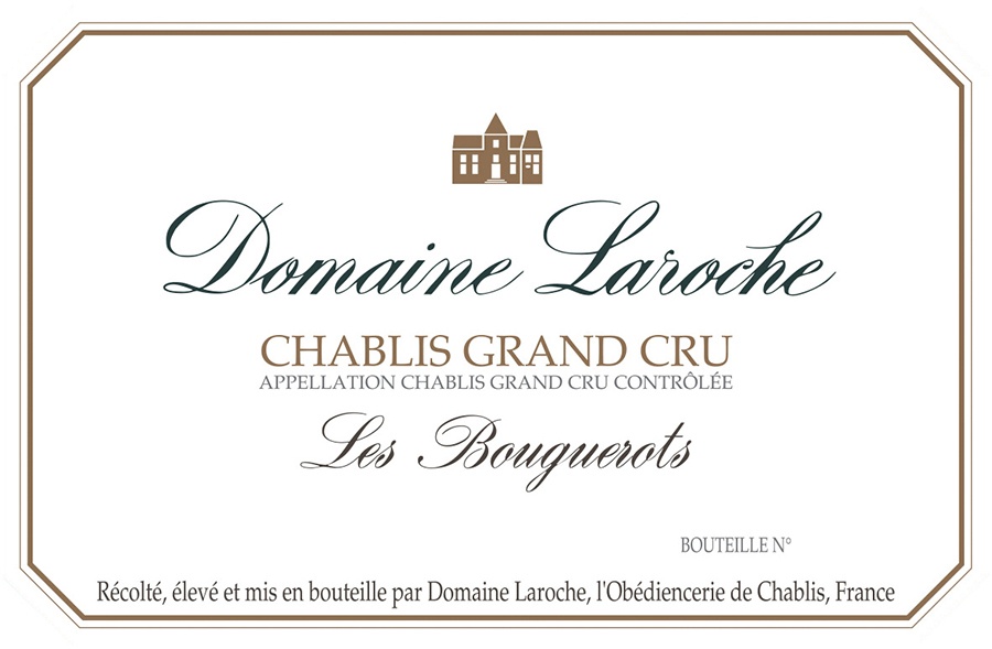 2019 Domaine Laroche Les Bouguerots Grand Cru Chablis - click image for full description