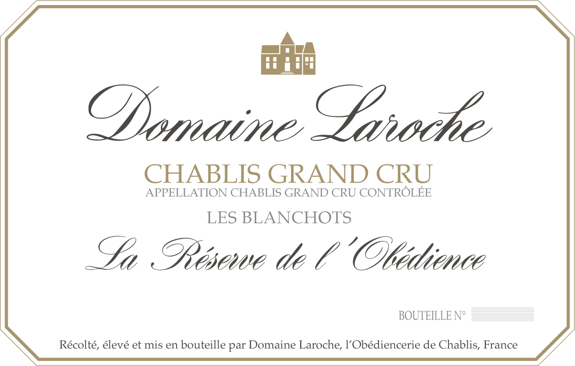 2022 Domaine Laroche Reserve de l'Obedience Les Blanchots Chablis Grand Cru - click image for full description