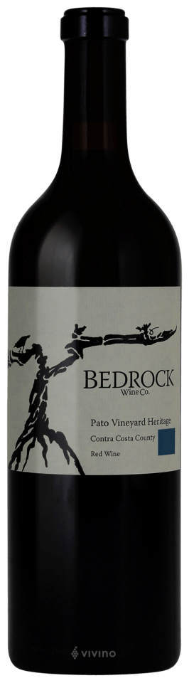 2017 Bedrock Wine Co. 'Pato Vineyard Heritage' Contra Costa County - click image for full description