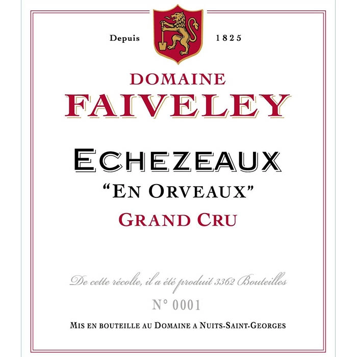 2022 Domaine Faiveley 'En Orveaux' Echezeaux Grand Cru - click image for full description