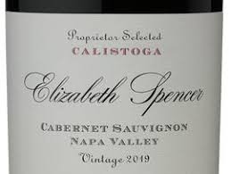 2018 Elizabeth Spencer Calistoga Cabernet Sauvignon Napa Valley - click image for full description