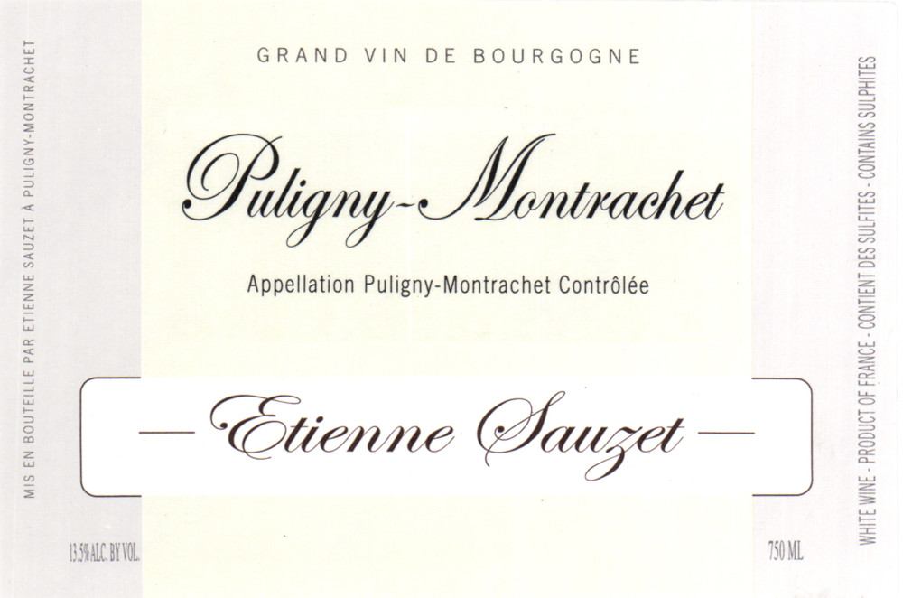 2022 Etienne Sauzet Puligny Montrachet - click image for full description