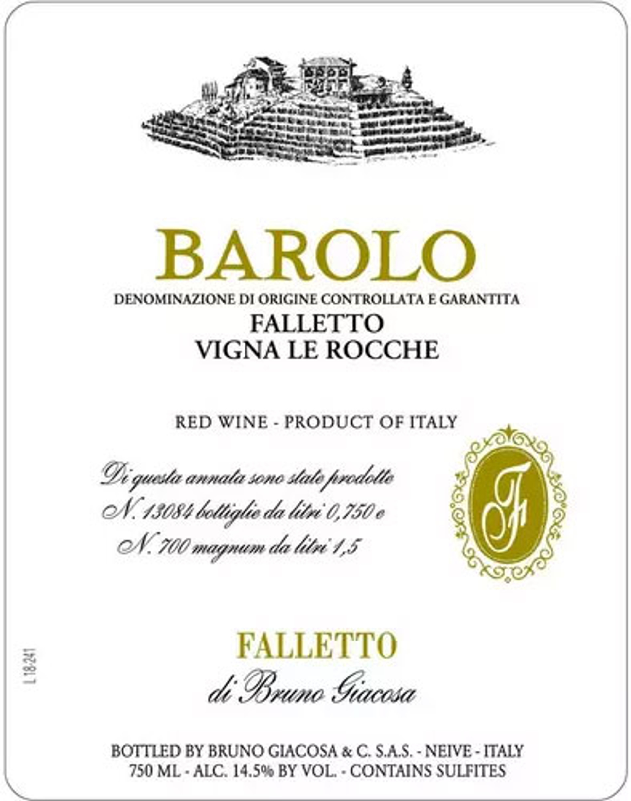 2019 Bruno Giacosa Barolo Falletto Vigna Le Rocche image