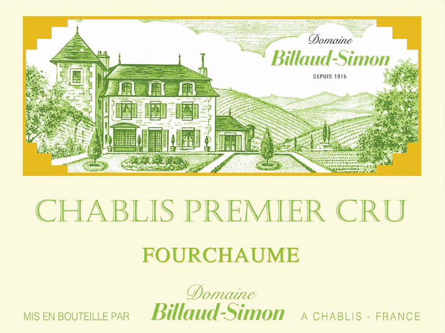 2022 Domaine Billaud-Simon Fourchaume Chablis 1er Cru - click image for full description