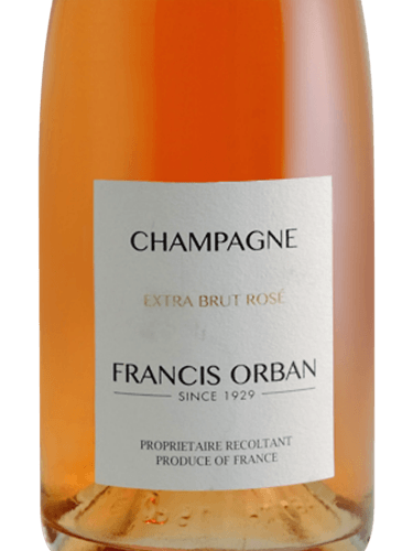 NV FRANCIS ORBAN EXTRA BRUT ROSE CHAMPAGNE - click image for full description