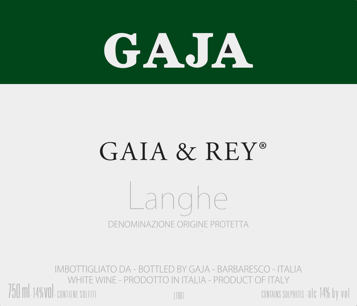 2021 Gaja Gaia & Rey Chardonnay Langhe image