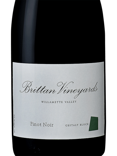 2018 Brittan Vineyards Pinot Noir Gestalt Block McMinnville Magnum - click image for full description