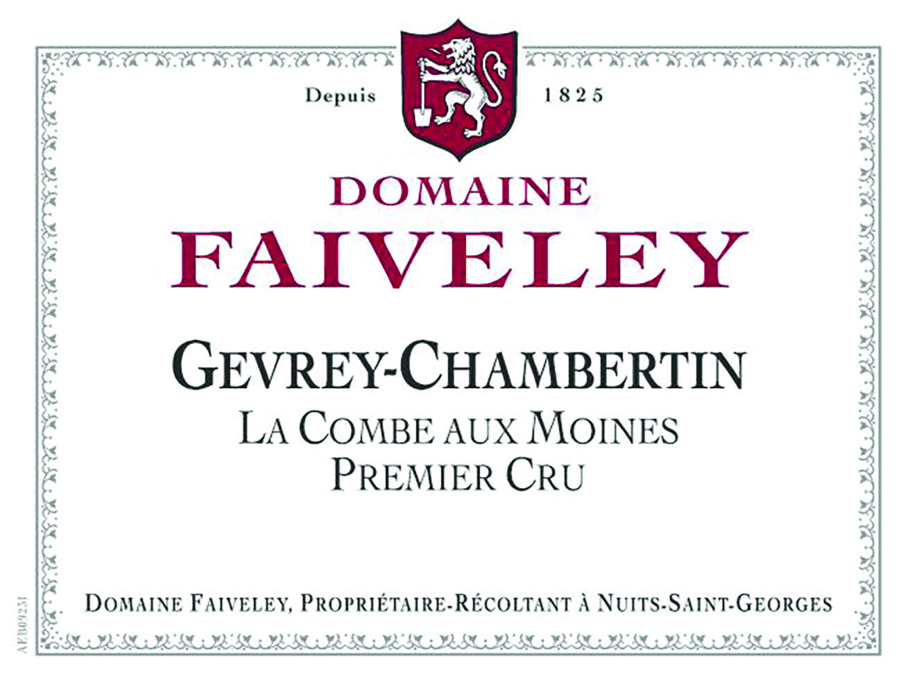 2022 Domaine Faiveley La Combe aux Moines Gevrey-Chambertin 1er Cru image