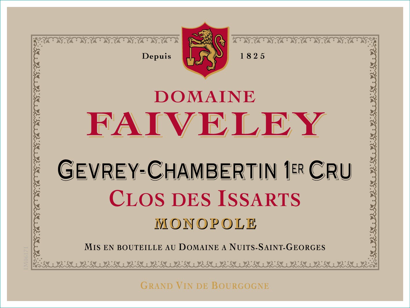 2021 Domaine Faiveley Clos des Issarts Monopole Gevrey-Chambertin 1er Cru image