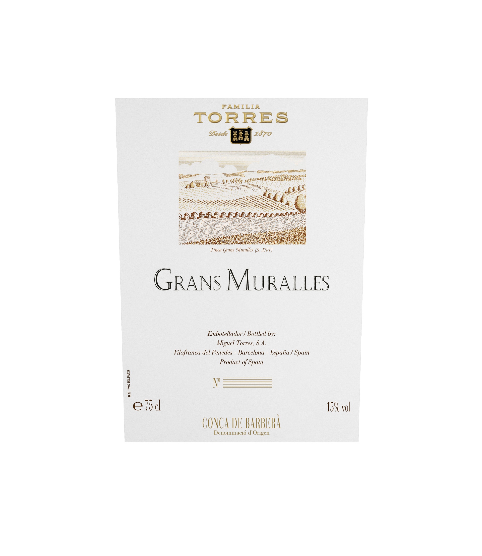 2008 Torres Grans Muralles Conca de Barbera - click image for full description