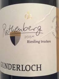 2016 Gunderloch Nackenheimer Rothenberg Riesling Grosses Gewachs Rheinhessen, Germany - click image for full description