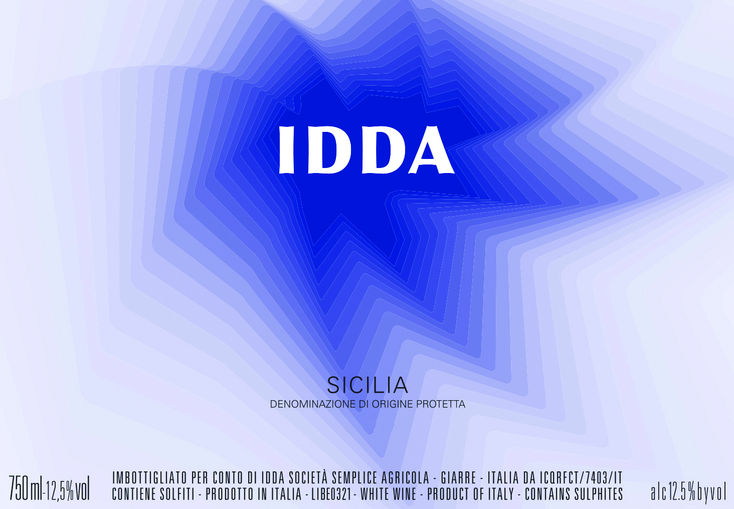 2022 Idda Bianco Sicilia, Sicily, Italy - click image for full description