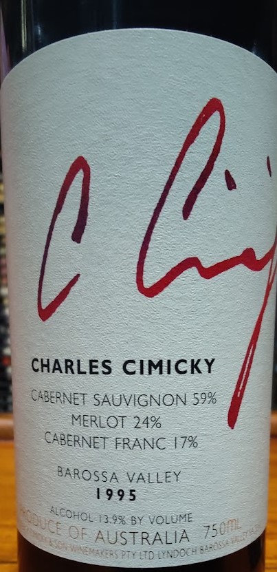 1995 Charles Cimicky Red Blend Barossa image