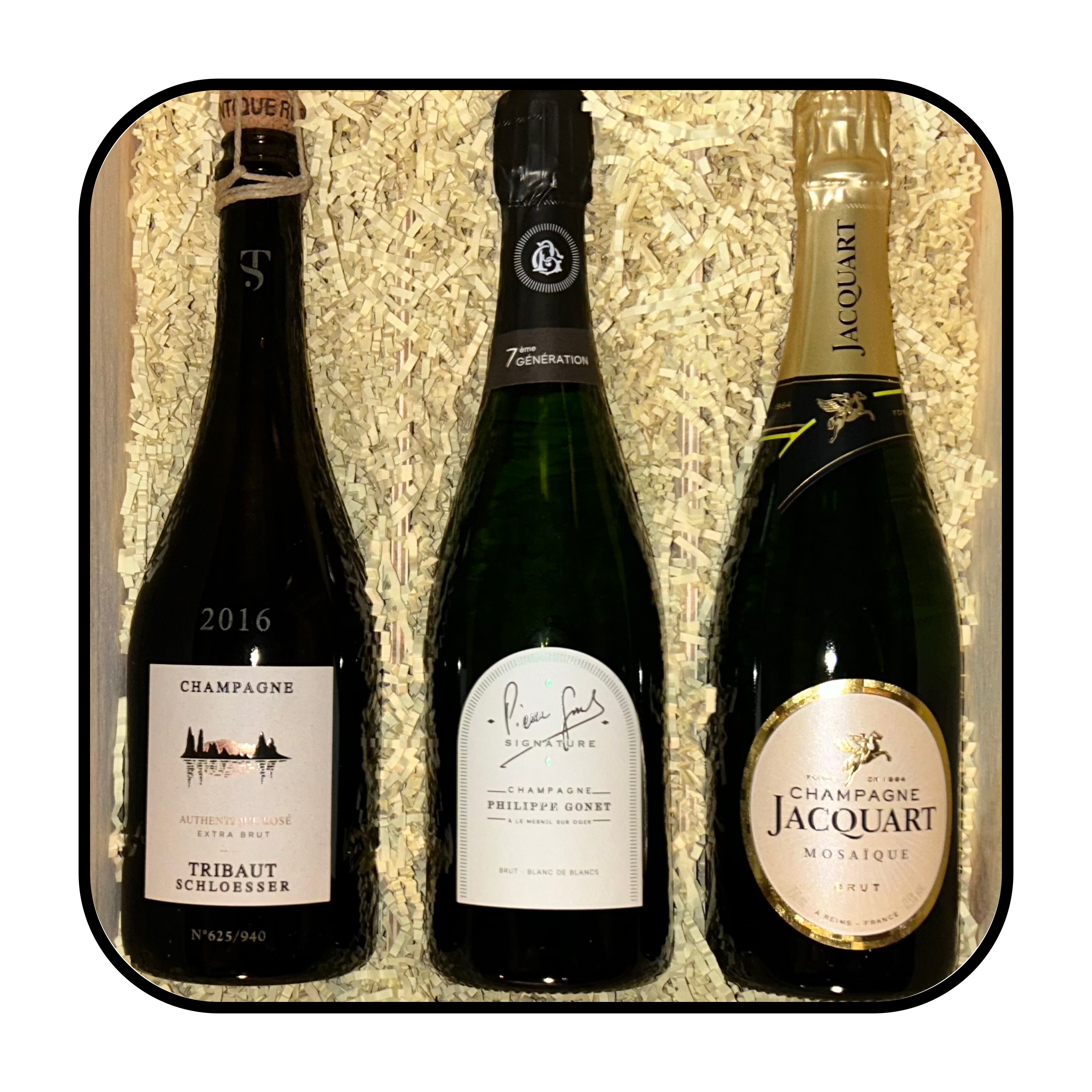 Champagne Lovers Three Pack #24C7 - click image for full description