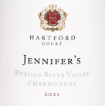 2021 Hartford Family Winery Hartford Court Jennifer's Chardonnay Russian River Valley - click image for full description