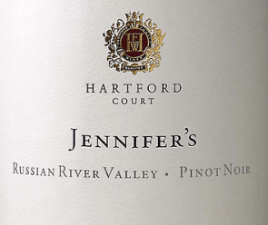 2022 Hartford Family Winery Hartford Court Jennifer's Pinot Noir Russian River Valley - click image for full description