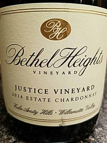 2015 Bethel Heights Chardonnay Justice Vineyard WILLAMETTE VALLEY image