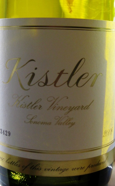 2019 Kistler 'Kistler Vineyard' Chardonnay Sonoma Valley - click image for full description