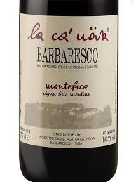 2021 La Ca'Nova Barbaresco D.O.C.G. 'Montefico vigna Bric Mentina' - click image for full description