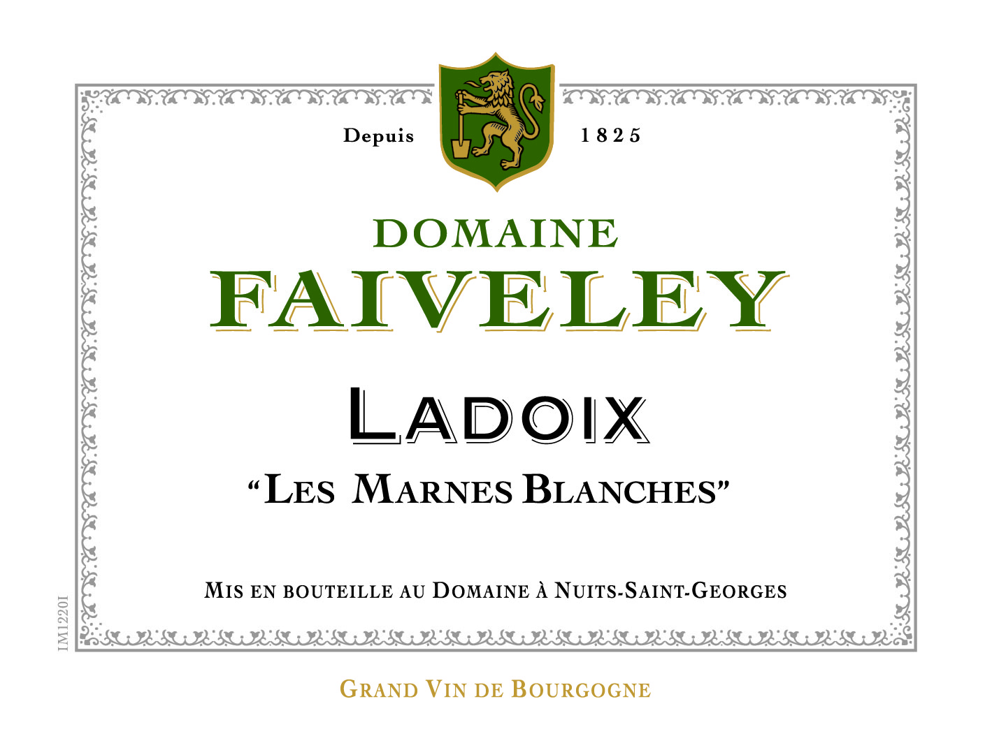 2022 Domaine Faiveley Ladoix Les Marnes Blanches - click image for full description