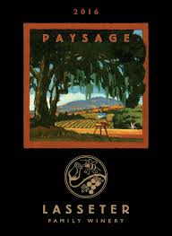 2017 Lasseter Family Winery 'Paysage' Red Sonoma Valley - click image for full description