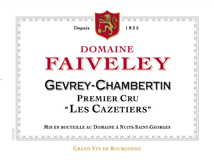 2022 Domaine Faiveley Les Cazetiers Gevrey-Chambertin 1er Cru image