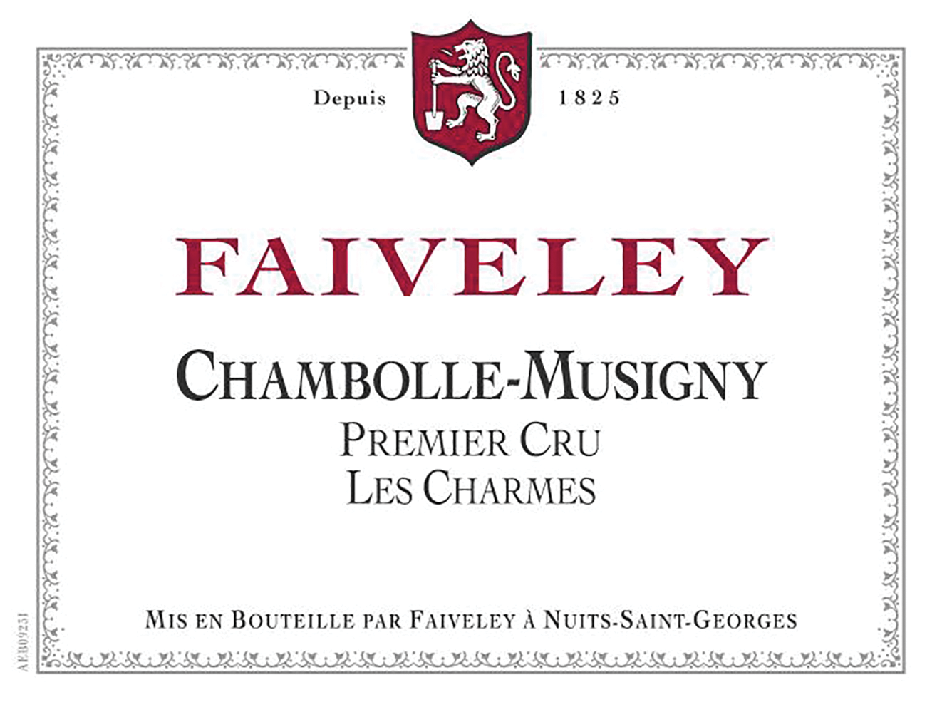 2022 Domaine Faiveley Les Charmes Chambolle-Musigny 1er Cru - click image for full description