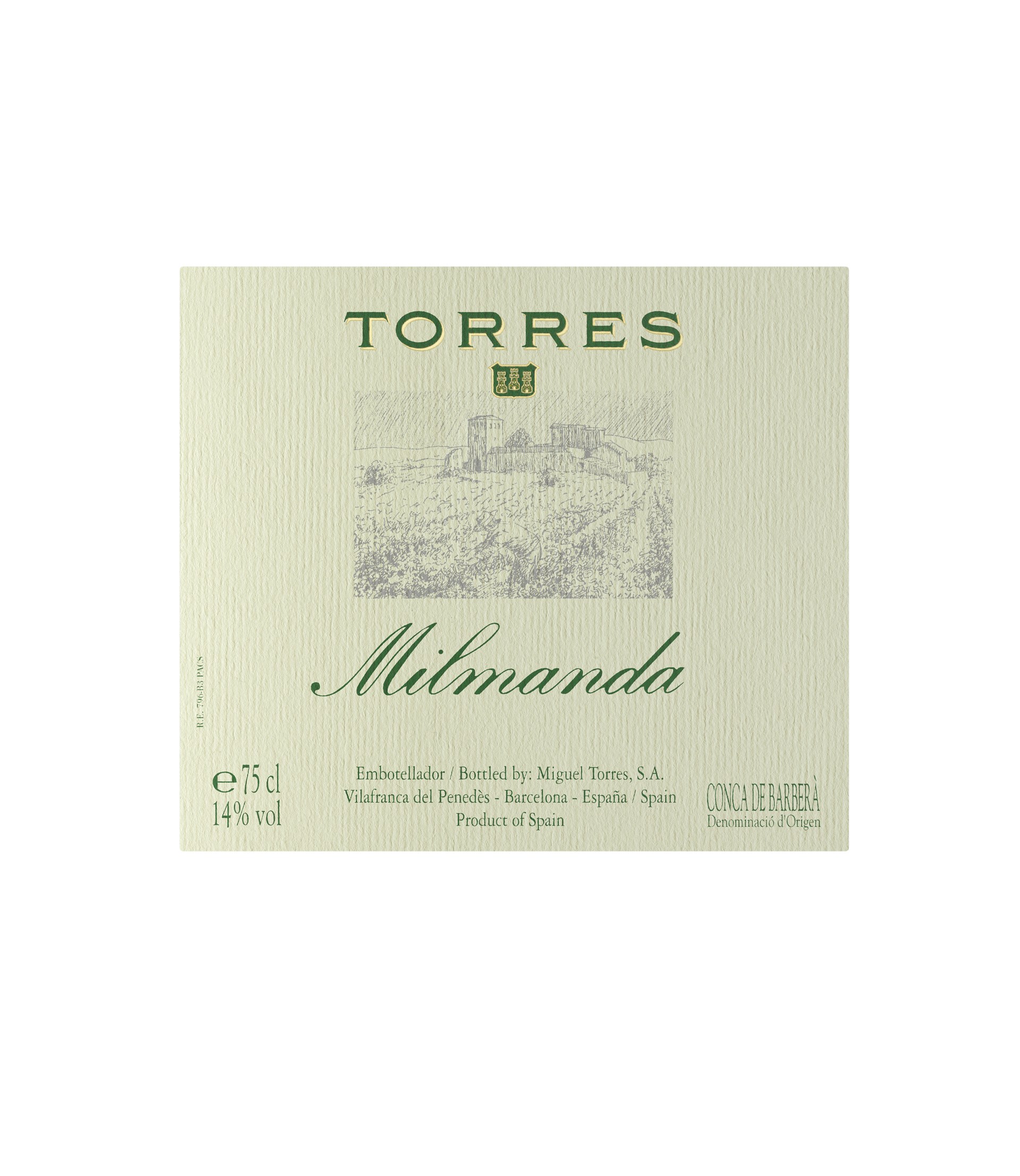 2014 Torres Milmanda Conca de Barbera - click image for full description