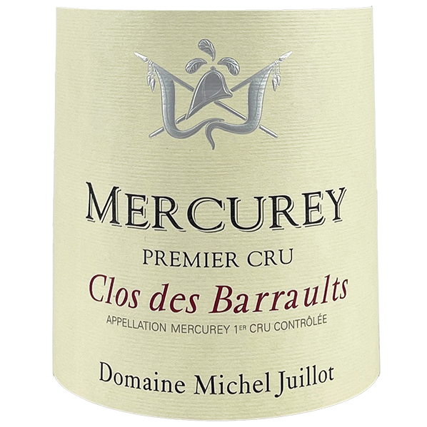 2022 Domaine Michel Juillot Clos des Barraults Rouge Mercurey 1er cru - click image for full description