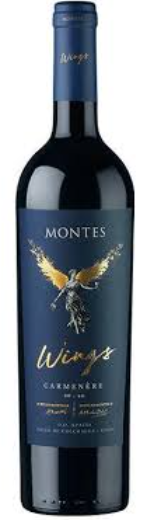 2019 Montes 'Wings' Carmenere, Apalta, Chile - click image for full description