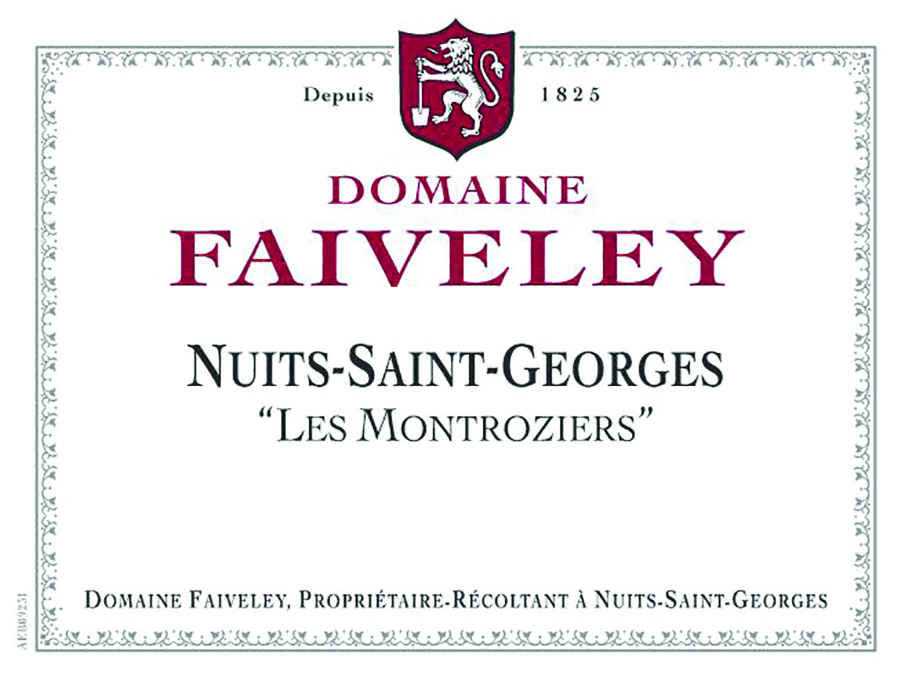 2022 Domaine Faiveley Nuits-Saint-Georges 'Les Montroziers' Magnum - click image for full description