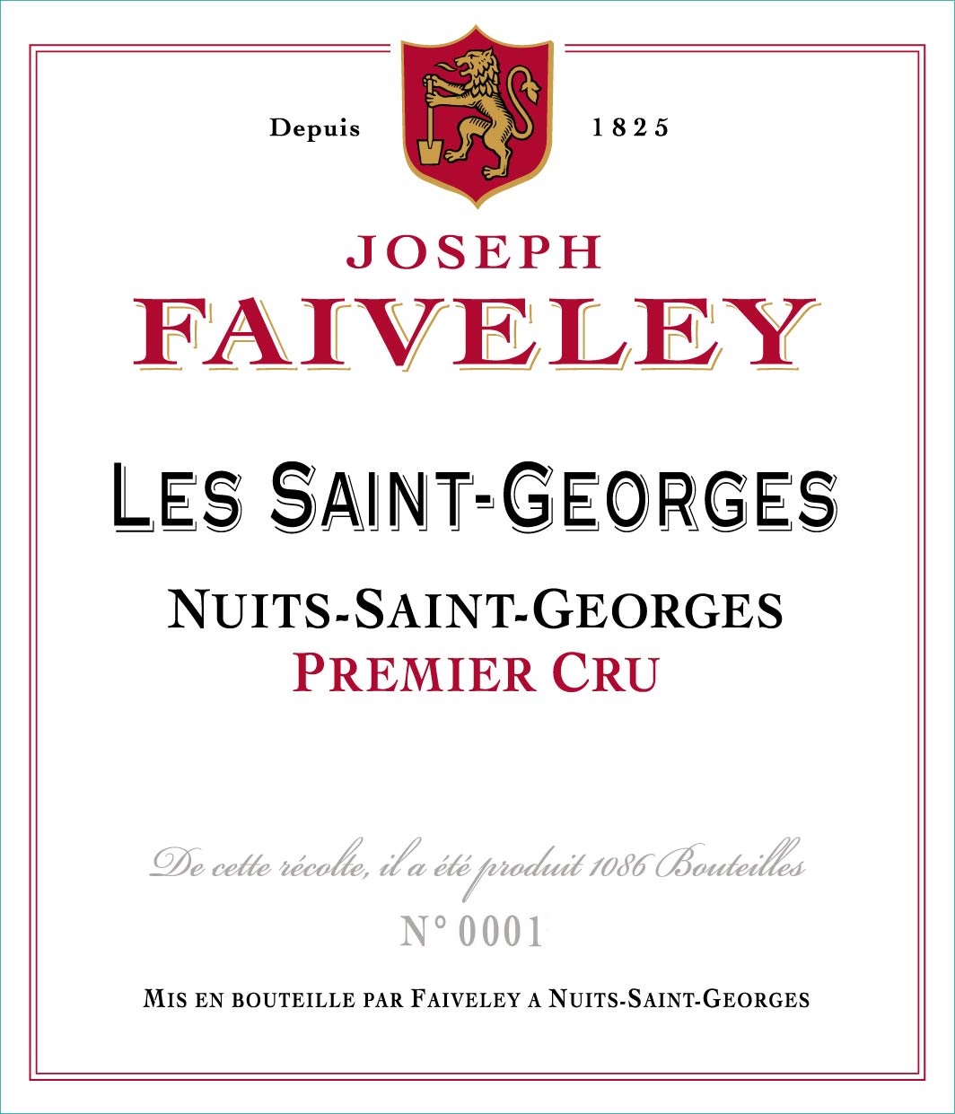 2021 Domaine Faiveley Les Saint-Georges Nuits-Saint-Georges 1er Cru - click image for full description