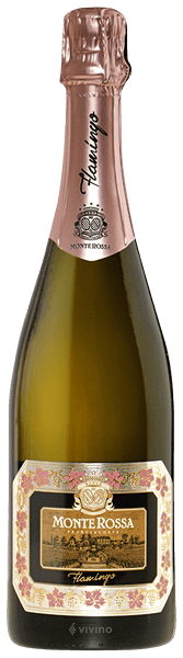 NV Monte Rossa Brut Rose Flamingo Italy Franciacorta - click image for full description