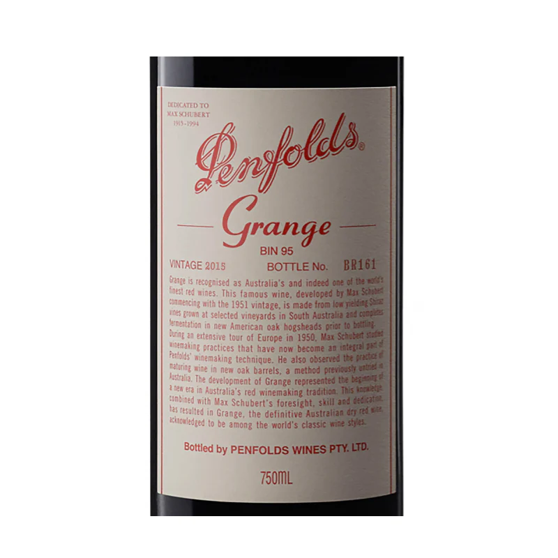 2015 Penfolds Grange Bin 95, Australia - click image for full description