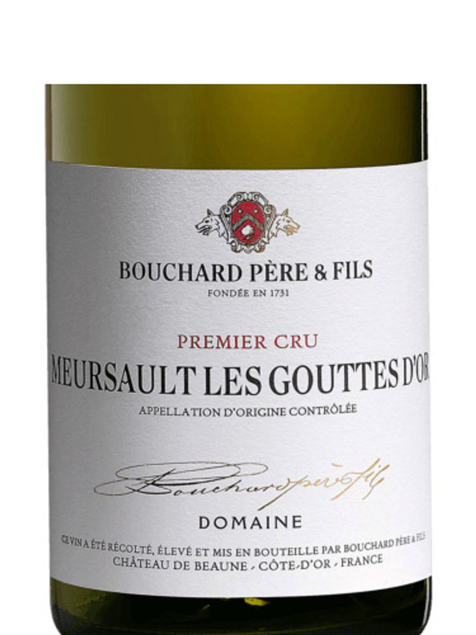 2022 Bouchard Pere et Fils Meursault Meursault Les Gouttes d'Or 1er Cru - click image for full description