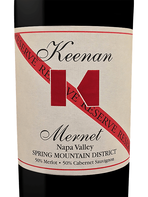 2017 Keenan Mernet Reserve Spring Mountain Napa - click image for full description