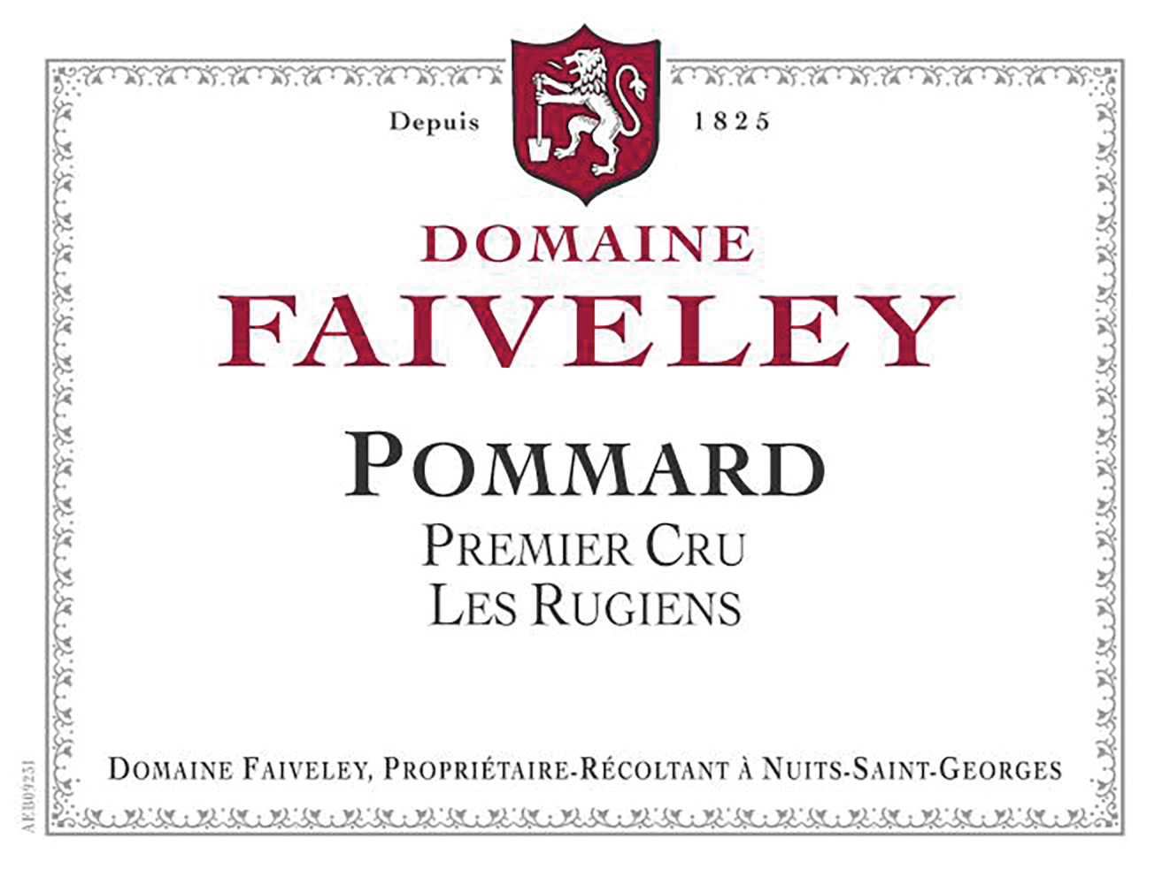 2022 Domaine Faiveley Les Rugiens Pommard 1er Cru - click image for full description