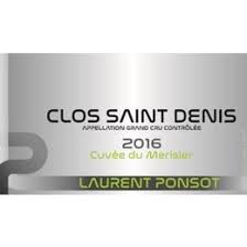 2019 Laurent Ponsot Clos Saint Denis Grand Cru 'Cuvee du Merisier' - click image for full description