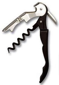 Pulltaps Classic Waiter's Corkscrew with Carrying Pouch (Black) - click image for full description