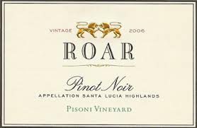 2017 Roar Wines Pisoni Vineyard Pinot Noir Santa Lucia Highlands - click image for full description