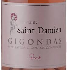 2022 Domaine Saint Damien Gigondas Rose, Rhone, France - click image for full description