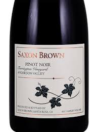 2016 Saxon Brown Ferrington Vineyard Pinot Noir Anderson Valley - click image for full description